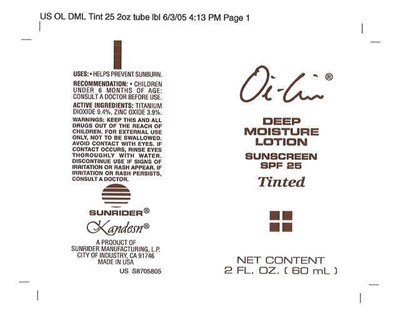 Image Of Label On 1.75 Ounce Pump (S8705805 Us Ol Dml Tinted 1 75 Oz Tube Lbl  Nr)